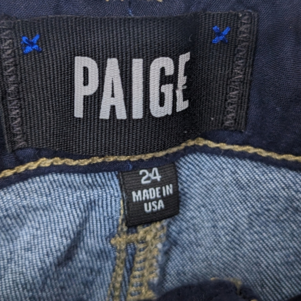 Paige Women's Skyline Crop Jeans, Size 24 👖 - Picture 4 of 15